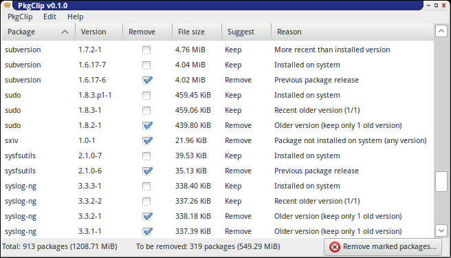 PkgClip Screenshot PkgClip Screenshot